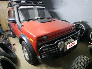 1995 Lada (ВАЗ) 2121 (4x4) I Рестайлинг, красный, 380000 рублей, вид 1