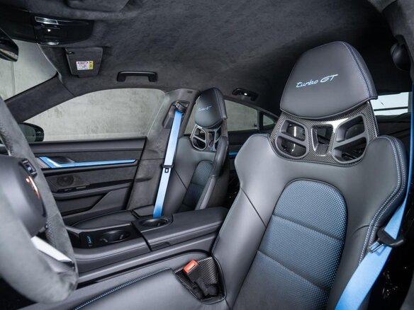2026 Porsche Taycan Turbo GT I Рестайлинг, чёрный - вид 27
