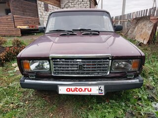 2008 Lada (ВАЗ) 2107, пурпурный, 129921 рублей, вид 2