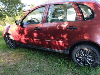 2007 Lada (ВАЗ) Kalina I, красный, 170000 рублей, вид 4