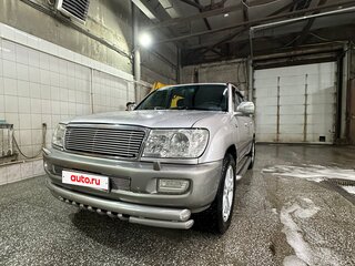2003 Toyota Land Cruiser Cygnus 100 Series Рестайлинг 1, серебристый, 1580000 рублей, вид 1