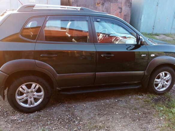 2008 Hyundai Tucson I, зелёный, 930000 рублей - вид 10
