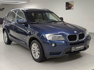 2014 BMW X3 20i xDrive II (F25) Рестайлинг, синий, 1699000 рублей, вид 3