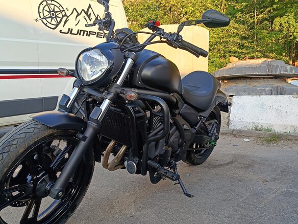 2023 Kawasaki EN650 Vulcan S, чёрный, 699000 рублей - вид 14