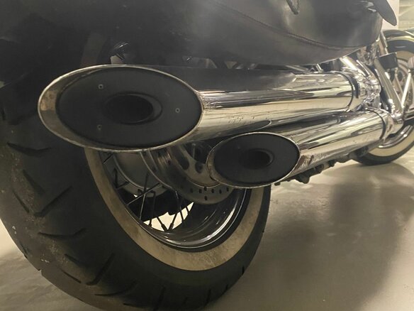 2011 Kawasaki VN900 Vulcan, чёрный, 680000 рублей - вид 16