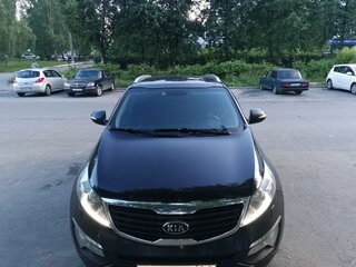 2012 Kia Sportage III, чёрный, 1350000 рублей, вид 1