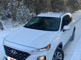 2019 Hyundai Santa Fe IV, белый, 2220000 рублей, вид 5