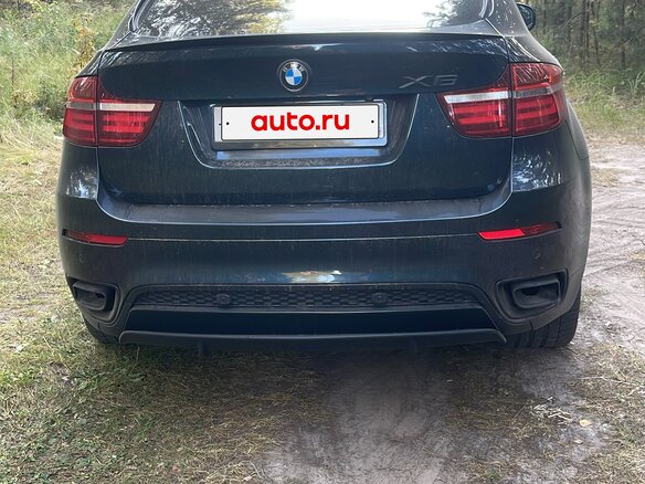 2013 BMW X6 30d I (E71) Рестайлинг, синий - вид 2