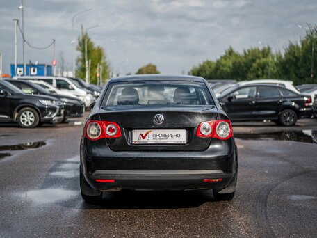 2007 Volkswagen Jetta V, чёрный, 385000 рублей, вид 4
