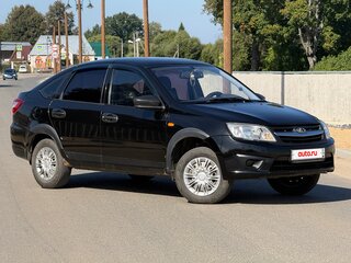 2014 Lada (ВАЗ) Granta I, чёрный, 280000 рублей, вид 4