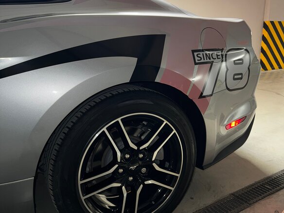 2021 Ford Mustang VI Рестайлинг, серебристый, 3000000 рублей - вид 9