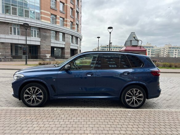 2021 BMW X5 30d IV (G05/G18), синий, 5500000 рублей - вид 1