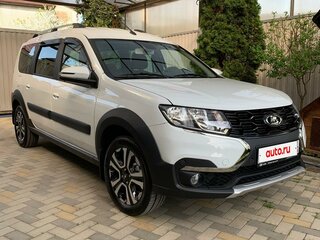 2022 Lada (ВАЗ) Largus Cross I Рестайлинг, белый, 1800000 рублей, вид 3