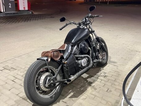 1997 Kawasaki VN400 Vulcan, чёрный, 320000 рублей, вид 4