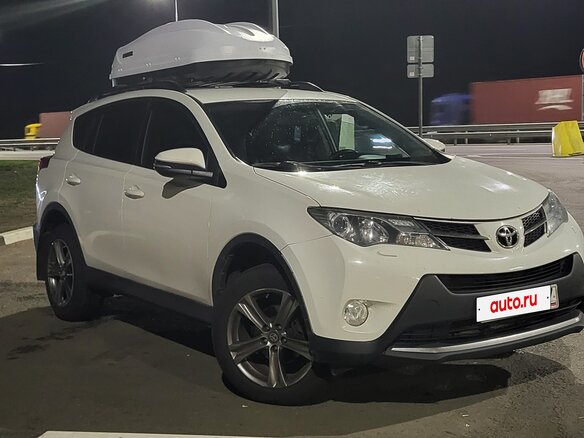 2013 Toyota RAV4 IV (XA40), белый - вид 1
