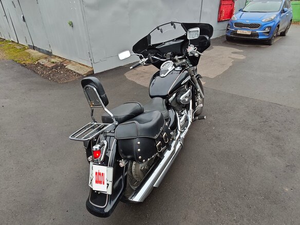 2004 Suzuki Intruder VL 400 Classic, чёрный, 345000 рублей - вид 11