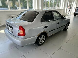 2006 Hyundai Accent ТагАЗ II, серебристый, 170000 рублей, вид 4