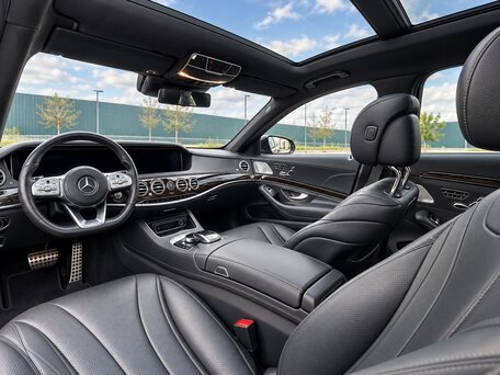 2019 Mercedes-Benz S-Класс 350 d Long VI (W222, C217) Рестайлинг, чёрный, 3500000 рублей, вид 4