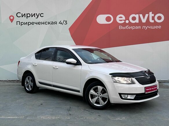 2014 Skoda Octavia III (A7), белый - вид 2