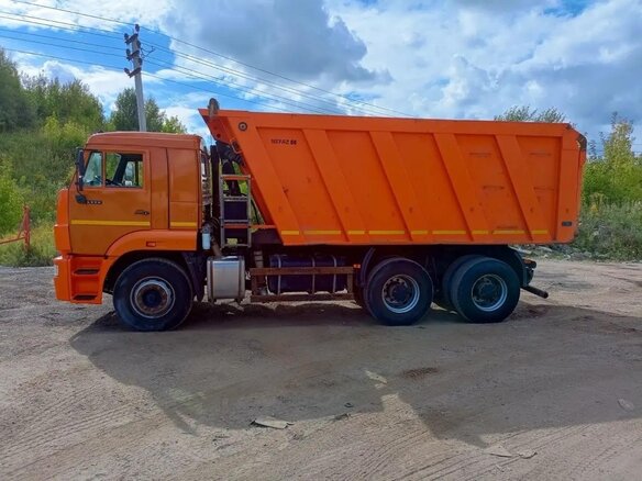 2023 КамАЗ 6520, оранжевый - вид 1