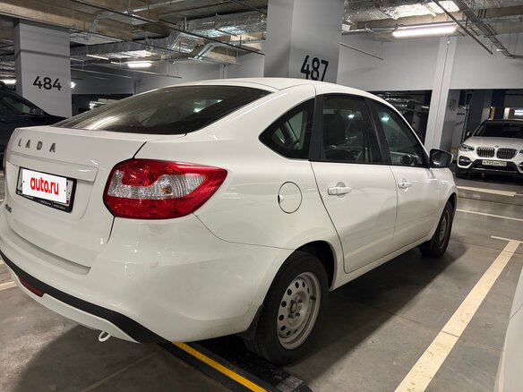 2024 Lada (ВАЗ) Granta I Рестайлинг, белый, 890000 рублей - вид 2
