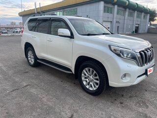 2016 Toyota Land Cruiser Prado 150 Series Рестайлинг 1, белый, 4600000 рублей, вид 4