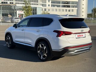 2021 Hyundai Santa Fe IV Рестайлинг, белый, 3650000 рублей, вид 4
