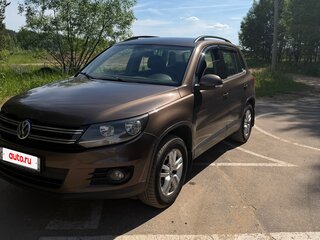 2014 Volkswagen Tiguan I Рестайлинг, коричневый, 830000 рублей, вид 1