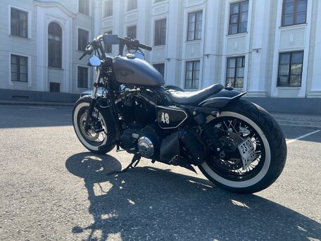 2014 Harley-Davidson Sportster 1200, чёрный, 999999 рублей, вид 4