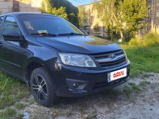 2016 Lada (ВАЗ) Granta I, чёрный, 430000 рублей, вид 3