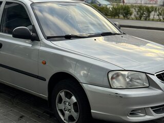 2004 Hyundai Accent ТагАЗ II, серебристый, 570000 рублей, вид 3