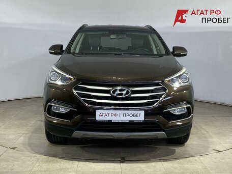 2017 Hyundai Santa Fe III Рестайлинг, коричневый, 1795000 рублей, вид 2