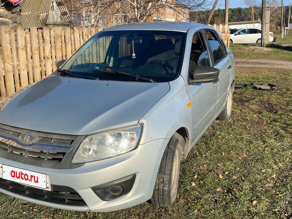 2016 Lada (ВАЗ) Granta I, серебристый, 320000 рублей