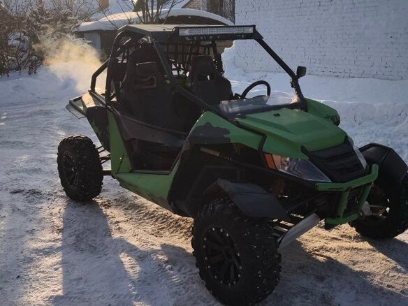 2012 Arctic Cat Wildcat, зелёный, 800000 рублей - вид 1