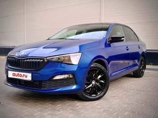 2021 Skoda Rapid II, синий, 1850000 рублей, вид 3