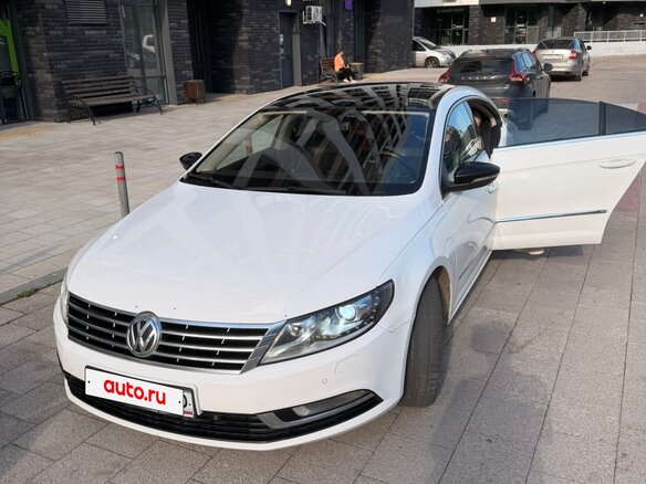 2012 Volkswagen Passat CC I Рестайлинг, белый - вид 1