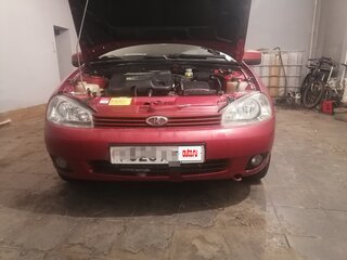 2010 Lada (ВАЗ) Kalina I, красный, 290000 рублей, вид 3