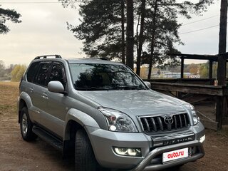 2004 Toyota Land Cruiser Prado 120 Series, серебристый, 1420000 рублей, вид 3