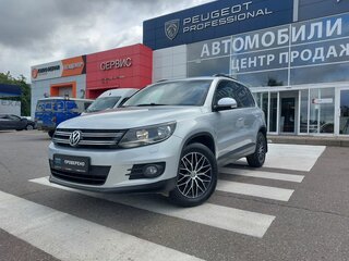 2014 Volkswagen Tiguan I Рестайлинг, серебристый, 1230000 рублей, вид 3