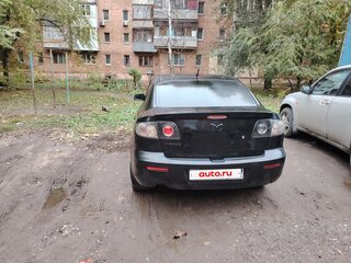 2008 Mazda 3 I (BK) Рестайлинг, чёрный, 350000 рублей, вид 2