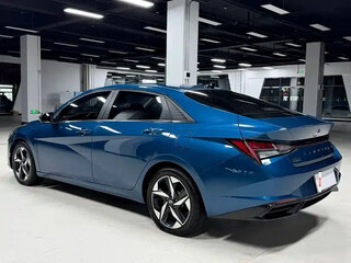 2021 Hyundai Elantra VII (CN7), синий, 1900000 рублей, вид 4