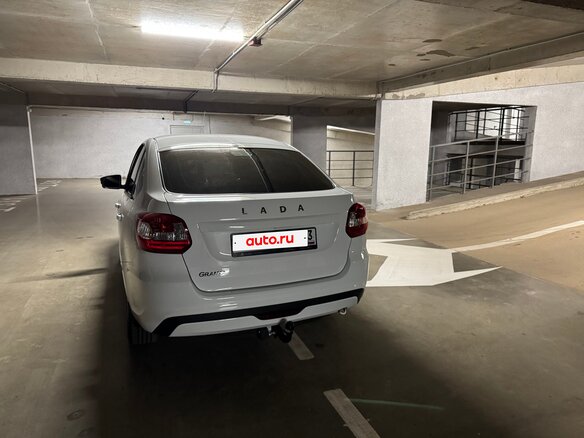 2023 Lada (ВАЗ) Granta I Рестайлинг, белый, 900000 рублей - вид 3