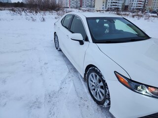 2017 Toyota Camry US Market VIII (XV70), белый, 2300000 рублей, вид 3