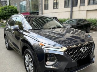 2020 Hyundai Santa Fe IV, серый, 3700000 рублей, вид 4