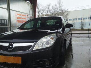 2008 Opel Vectra C Рестайлинг, чёрный, 450000 рублей, вид 3