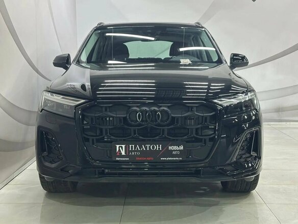 2025 Audi Q7 45 TFSI II (4M) Рестайлинг 2, чёрный - вид 1