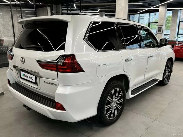 2018 Lexus LX 450d III Рестайлинг 2, белый - вид 4