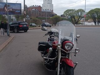 2006 Yamaha XVS1300, красный, 599000 рублей, вид 4