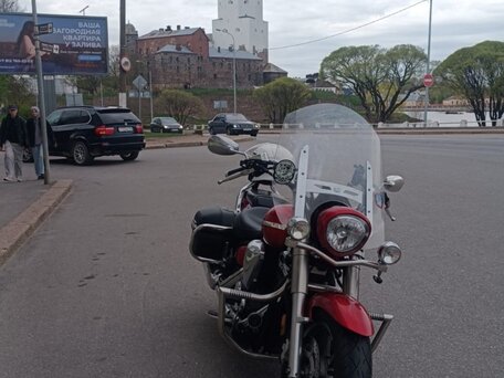 2006 Yamaha XVS1300, красный, 599000 рублей, вид 4