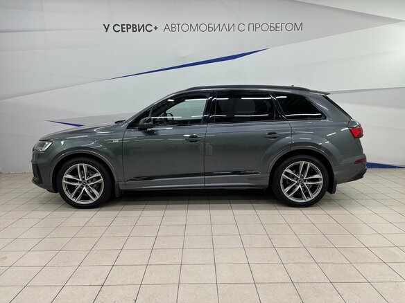 2022 Audi Q7 45 TDI II (4M) Рестайлинг, серый - вид 1